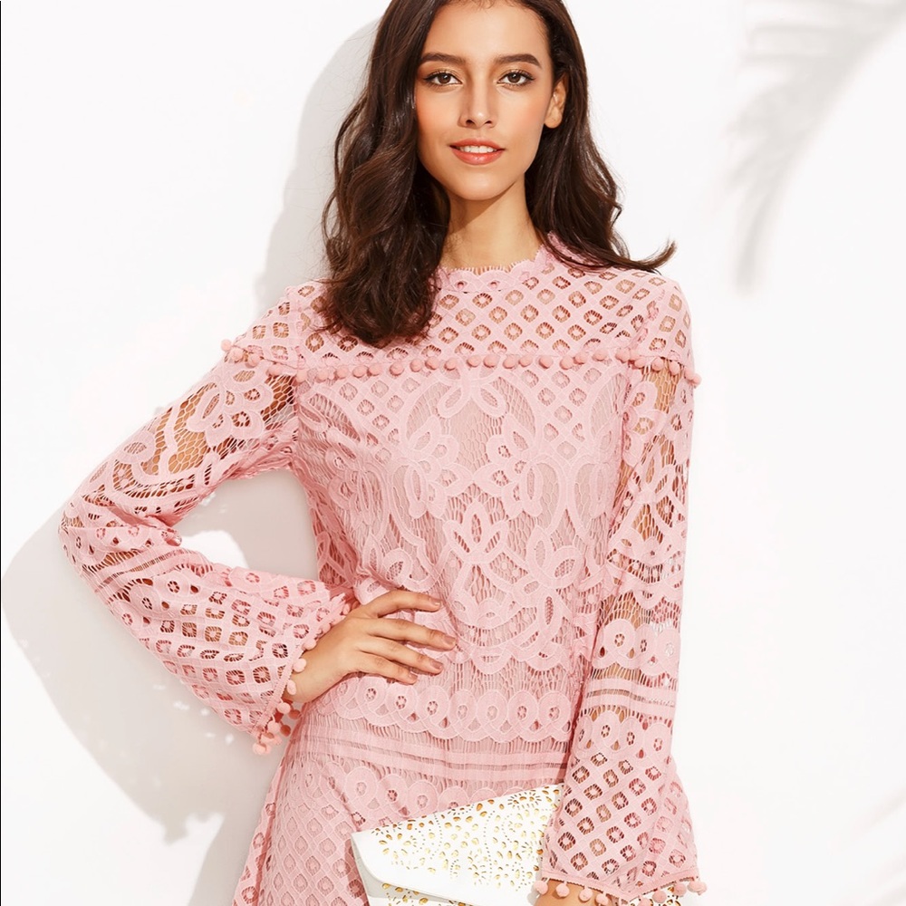 🔥 SALE 🔥 Pink Lace Dress NWT